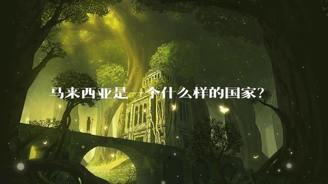 马来西亚是一个什么样的国家？