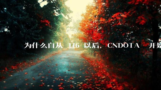 为什么自从 Ti6 以后，CNDOTA 开始给人一蹶不振的感觉？